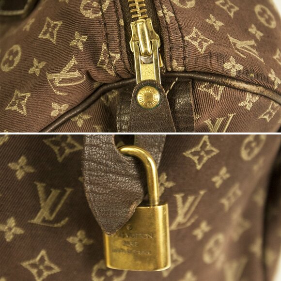 LOUIS VUITTON Speedy 30 Monogram Idylle Mini Lin Satchel Bag Shoulder Bag - Picture 6 of 9